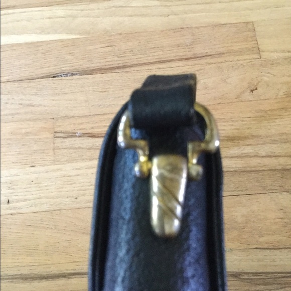 Final Sale! GUCCI VINTAGE MONOGRAM FOLD-OVER HOBO WRISTLET CLUTCH MINI PURSE - Picture 12 of 15